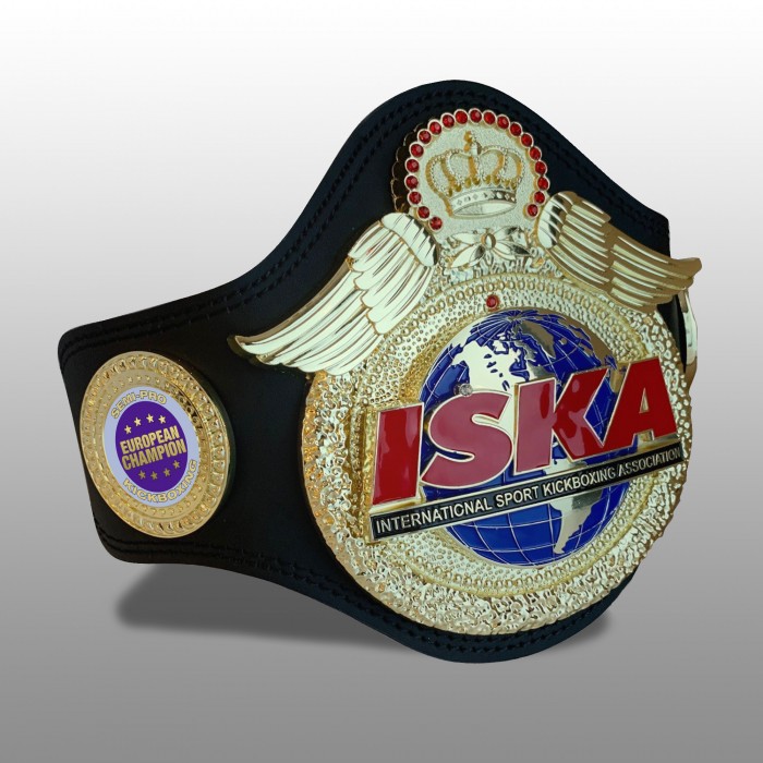 ISKA SEMI PRO KICKBOXING EUROPE TITLE BELT